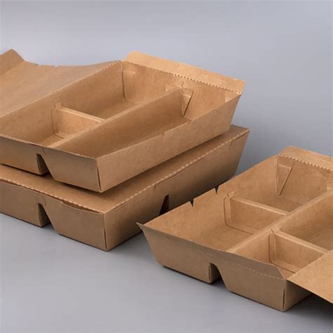 Custom Cardboard Food Tray With Multi Compartments - LOKYO