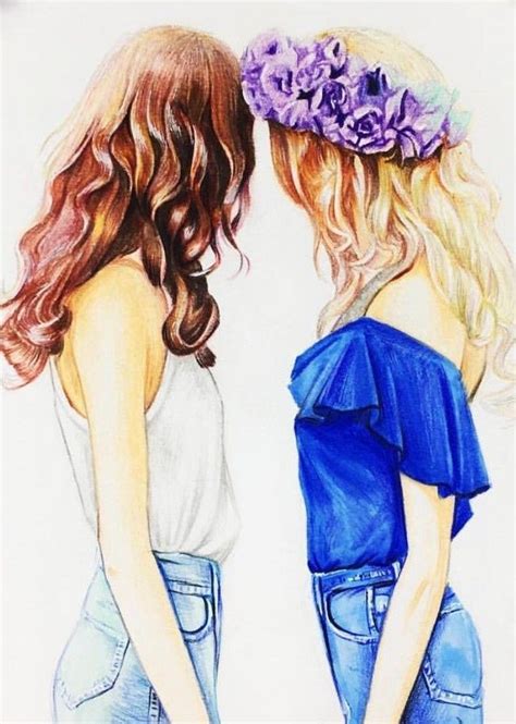 Pin by Tasbiya on girlish quotes | Bff drawings, Best friend drawings ...