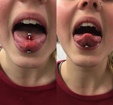 Tongue piercing | Tongue piercing jewelry, Double tongue piercing ...