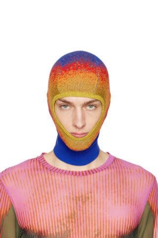 Blue Gradient Balaclava by Y/Project on Sale