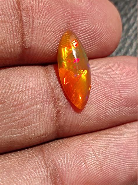 Beautiful FIRE OPAL CRYSTAL cabochon gemstone wholesale | Etsy