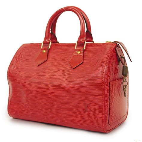 Louis Vuitton Handbag Epi Speedy 25 M43017 Castilian Red Ladies | eLADY ...