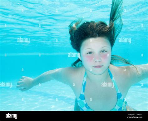 Teenage girl swimming in tropical ocean Stock Photo, Royalty Free Image: 47877394 - Alamy