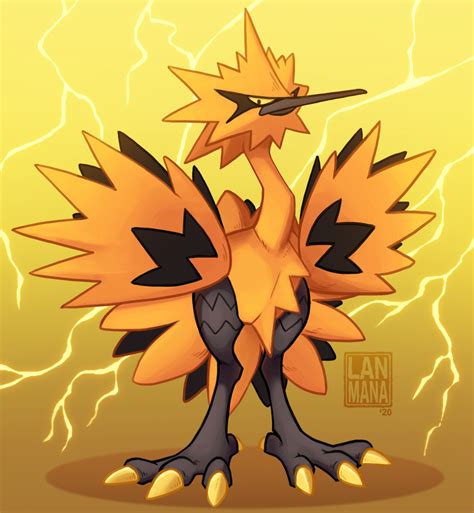 Galarian Zapdos by Lanmana on DeviantArt