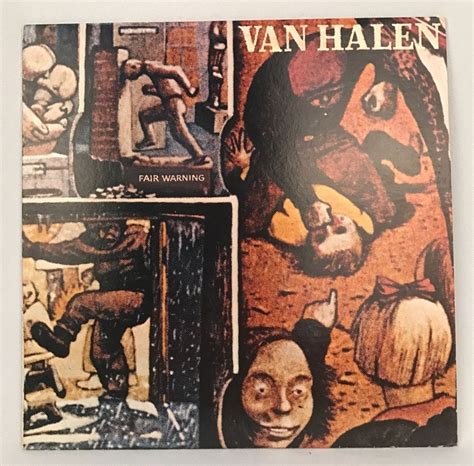 Van Halen Fair Warning 1981 Vinyl Record Warner Bros | Van halen fair ...