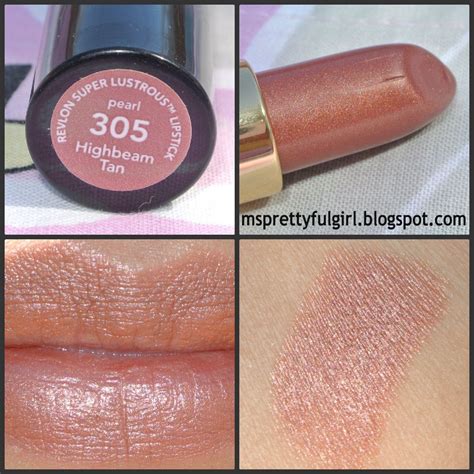 Revlon 305 Highbeam Tan. A sheer, pearly, apathetically washed-out ...