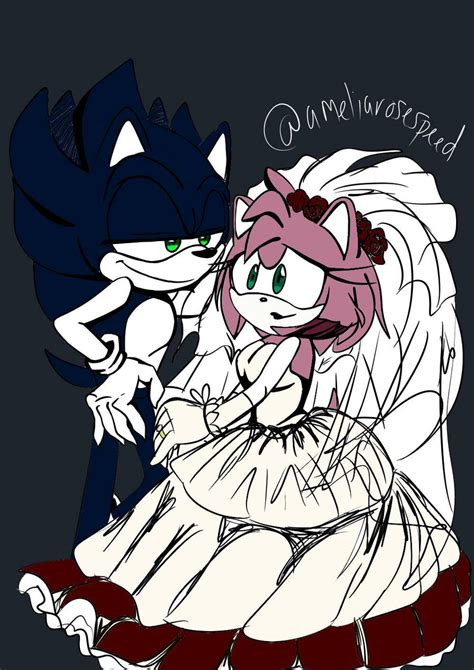 Dark SonAmy by AmeliaRoseSpeed on DeviantArt