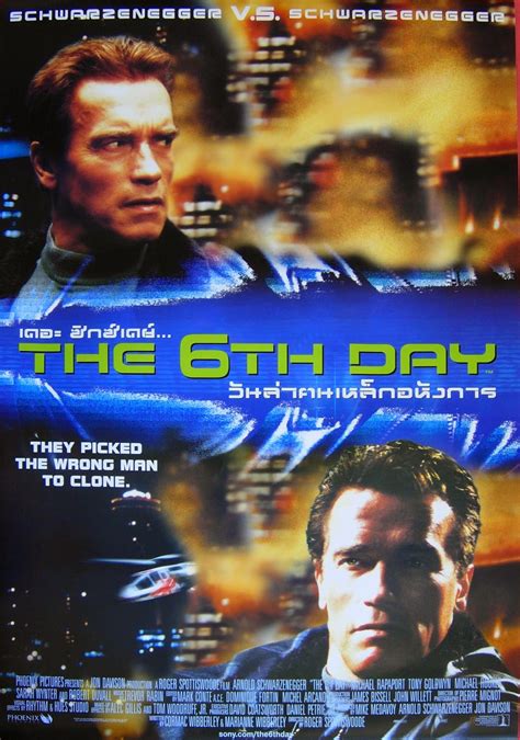 Film Thoughts: SCHWARZENEGGER SWEEPS: The 6th Day (2000)