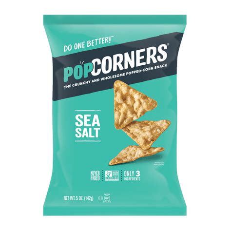 Popcorners Sea Salt Popcorn Chips, 5 Ounce -- 12 per case - Walmart.com - Walmart.com