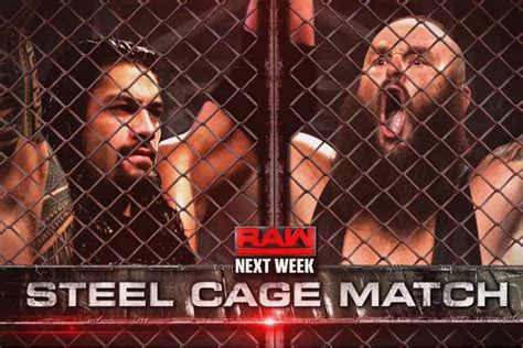 Huge Steel cage match announced for next week’s WWE Raw - myKhel