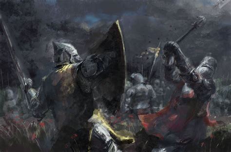 The chaos that is a medieval battle. Art by Ivan Koltovich. | Medieval artwork, Medieval ...