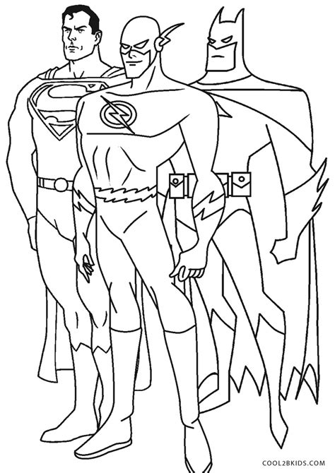 Free Printable Superhero Coloring Pages for Kids