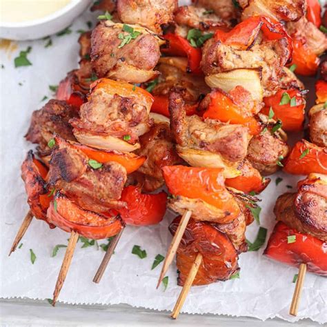 Easy Pork Kebabs (Air Fryer or Oven)