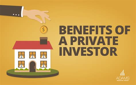 Benefits of a Private Investor | Adams Investor Group | Serving PA,TX,NC,SC,FL,AL