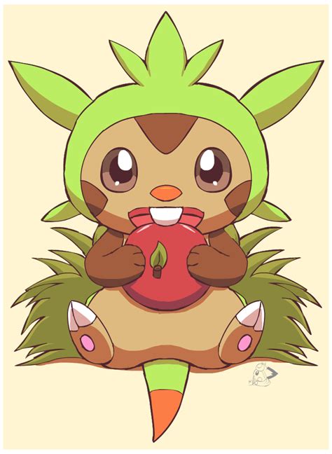 Chespin by pichu90 on DeviantArt