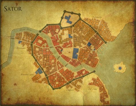 Medieval Town Map Generator