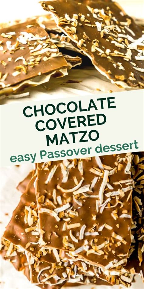 Chocolate Covered Matzo with Coconut | Babaganosh