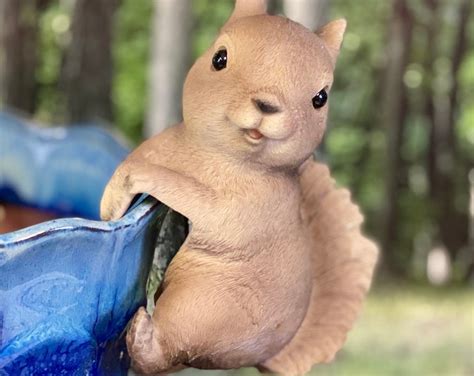 Squirrel Flower Pot Hanger 5 Animal Planter - Etsy