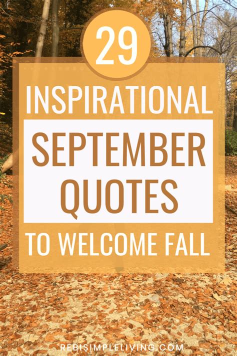 Hello September! Welcome Fall With These Motivational September Quotes ...