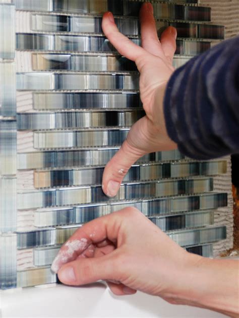 Installing Glass Mosaic Tile Backsplash / How To Install A Tile Backsplash Monk S Home ...