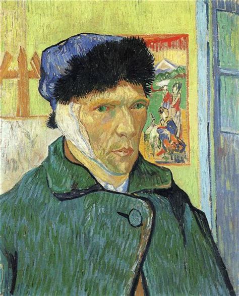 Self Portrait with Bandaged Ear, 1889 - Vincent van Gogh - WikiArt.org