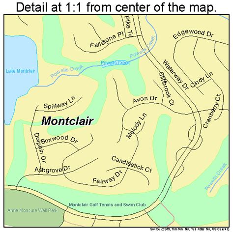 Montclair Virginia Street Map 5152658