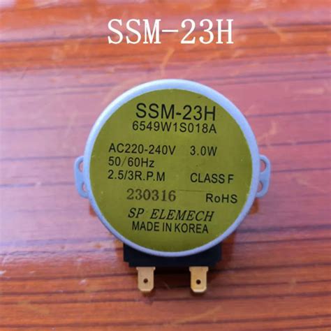 Microwave Oven Synchronous Motor Tray Motor SSM-23H 6549W1S018A for lg ...