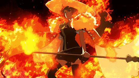 Ayaka Kagari the fire witch | Witch craft works, Anime witch, Wallpaper crafts