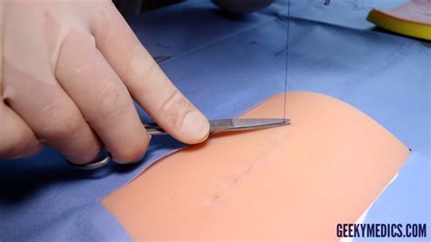 Subcuticular Suture - OSCE guide | Surgical Skills | Geeky Medics