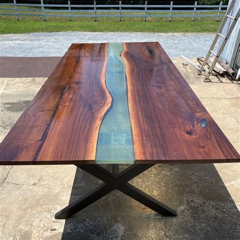 Make A Statement In Your Home With An Epoxy River Dining Table