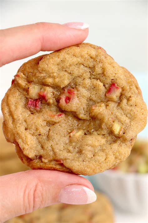 Rhubarb Cookies - Kitchen Divas | Rhubarb cookies, Rhubarb desserts, Delicious cookie recipes