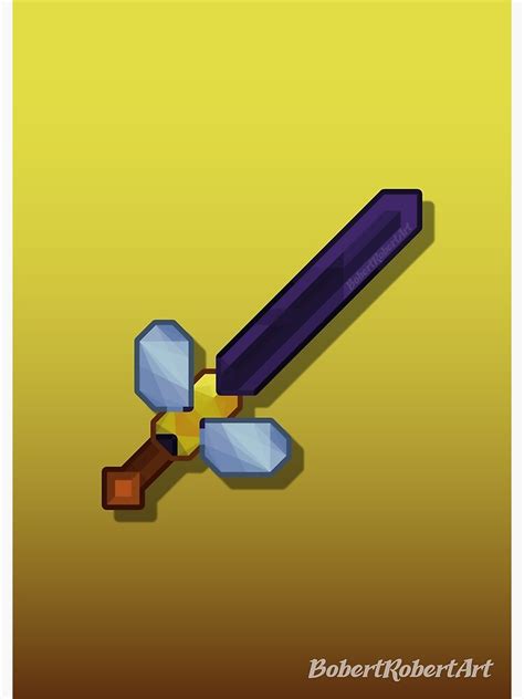 "Terraria Beekeeper Sword Design" Poster for Sale by BobertRobertArt ...