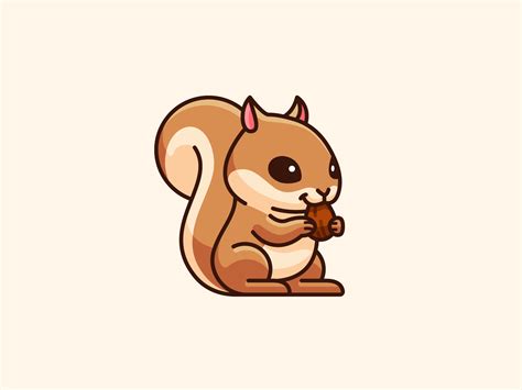 Cute Squirrel Illustration by Alfrey Davilla