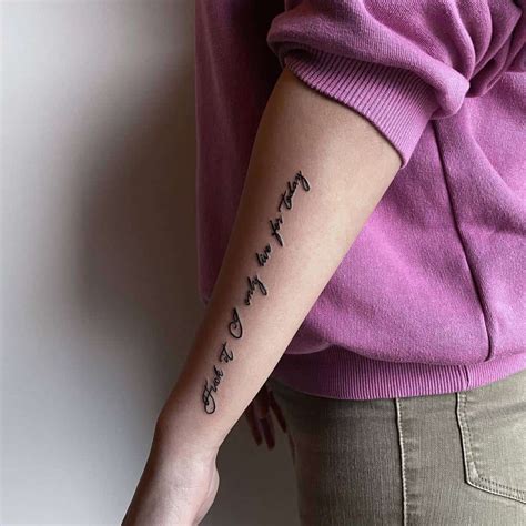 Outer Forearm Tattoos For Girls