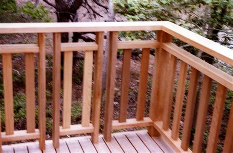 Wood Deck Railing Designs