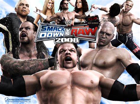 My Free Wallpapers - Games Wallpaper : WWE Smackdown VS. Raw 2008