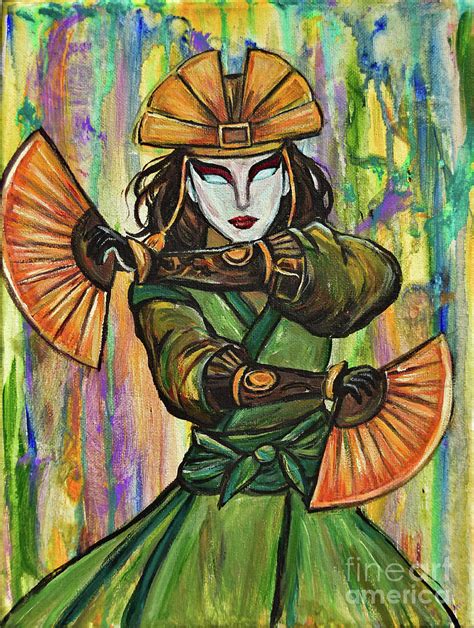 Avatar Kyoshi Painting by Sarah Johnson - Fine Art America