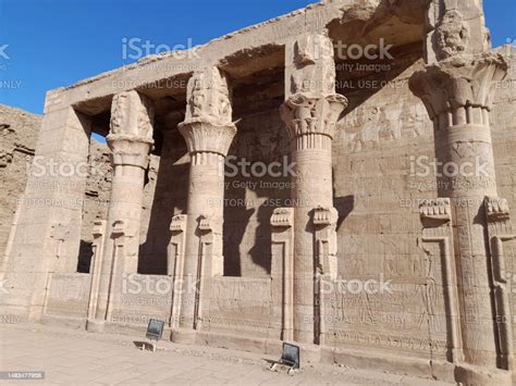 Temple Of Horus Mammisi Edfu Hieroglyphs Egypt Egyptian Civilization Stock Photo - Download ...