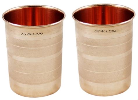 Round Stallion Hammered Copper Tumbler, For Home at Rs 85/piece in Mumbai