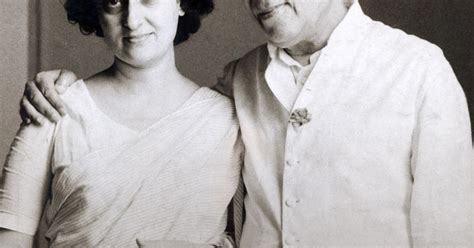 Portrait of the Day: Jawaharlal Nehru and Indira Gandhi