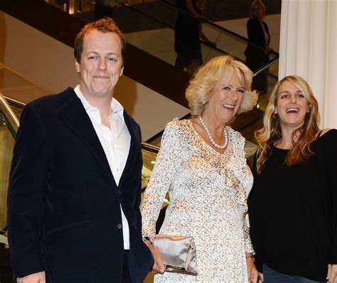 7 Photographs of Camilla Parker Bowles With Her Children, Tom and Laura