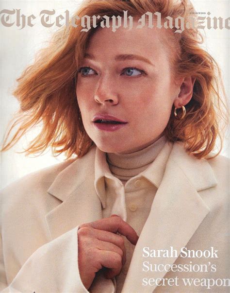 The Telegraph magazine - SARAH SNOOK Succession Interview (25 March 20 - YourCelebrityMagazines