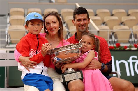 In pictures: Novak Djokovic celebrates French Open triumph with family