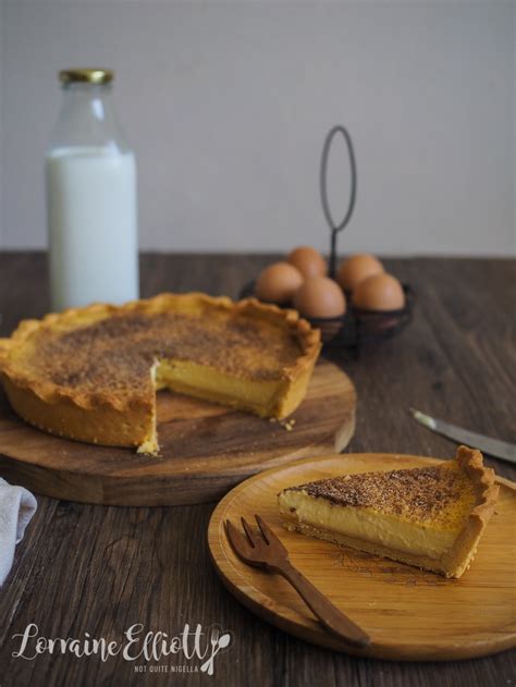 BEST Custard Tart With Nutmeg @ Not Quite Nigella