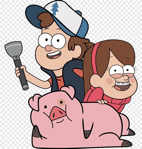 Cartoon Network characters illustration, Dipper Pines Mabel Pines ...