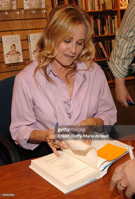 Actress Maureen McCormick book signing for "Here's The Story" on ...