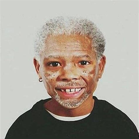 Morgan Freeman, age 8. | Rebrn.com