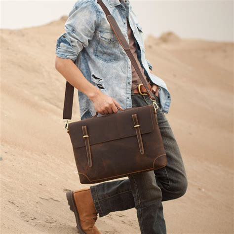 Men's Messenger Bags Leather | semashow.com