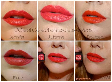 L'Oreal Collection Exclusive 2015 Red Lipsticks + Polishes ...