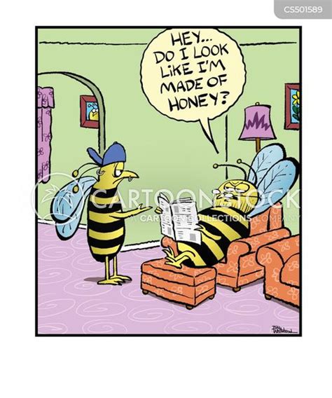 Honey Bees Cartoons and Comics - funny pictures from CartoonStock